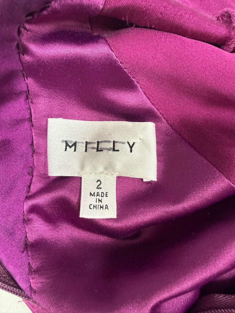 Milly Long-Sleeve Maxi Dress in Deep Plum - Picture 4 of 4